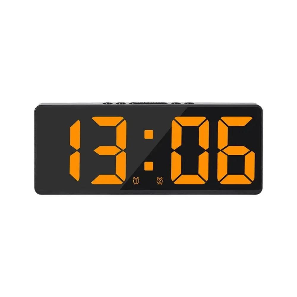 Large Number LED Alarm Clock with Color Nightlight - Smarsty