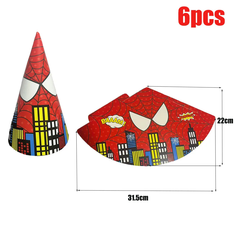 Disney Spiderman Birthday Party Supplies Set - Smarsty