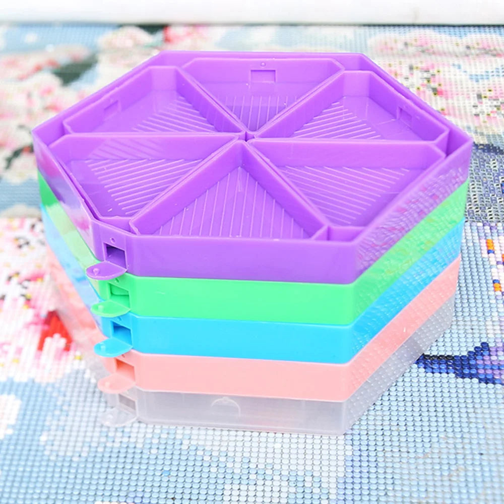 Removable Diamond Painting Storage Containers with 6 Slots - Smarsty