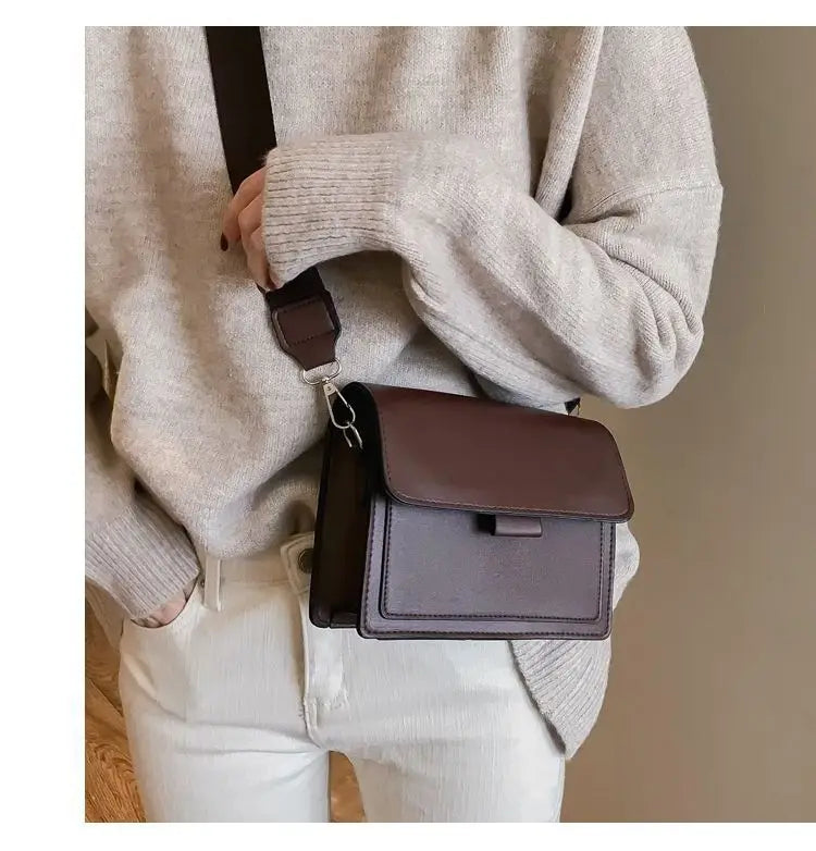 PU Leather Crossbody Bag For Women Travel Friendly Flap - Smarsty