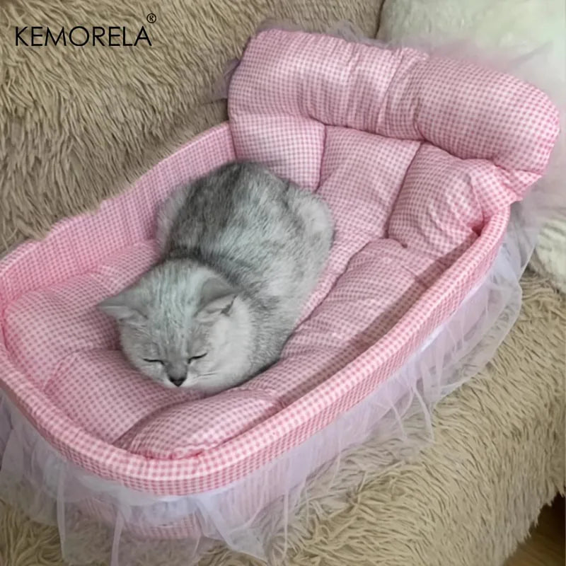 KEMORELA Washable Cat Sofa Bed with Removable Cover - Smarsty