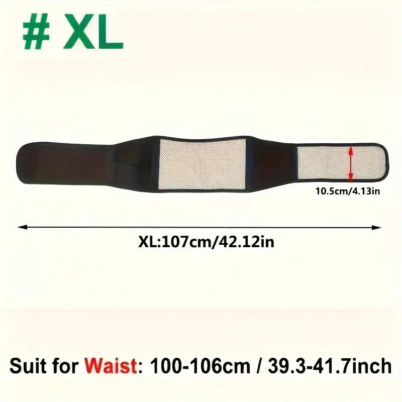 Adjustable Self Heating Magnetic Therapy Support Belt - Smarsty