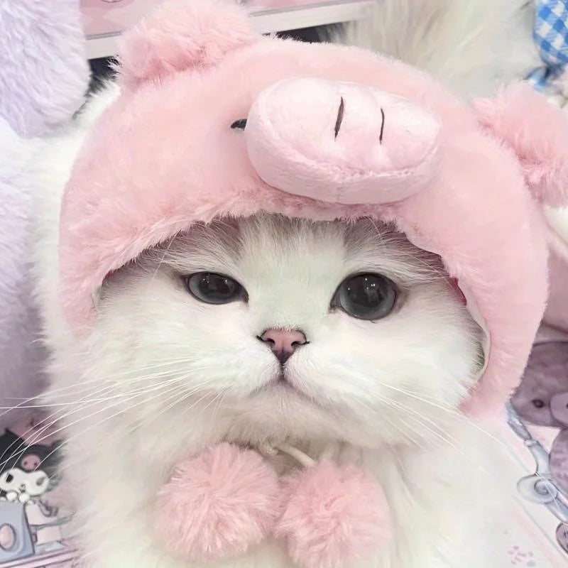 Playful Cat Headpieces for Stylish Pet Fashion - Smarsty