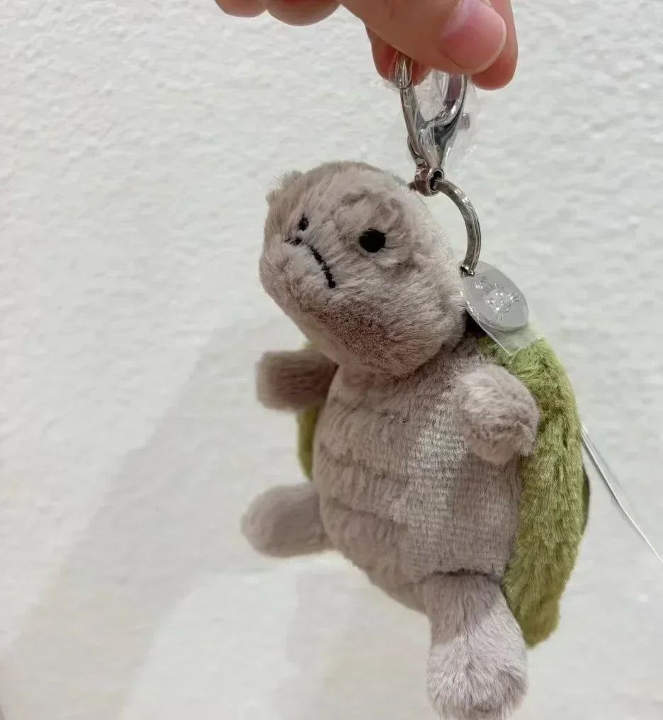 Turtle bag pendant keychain doll cute home decoration cat dog interactive toy pet holiday gift 15cm - Smarsty