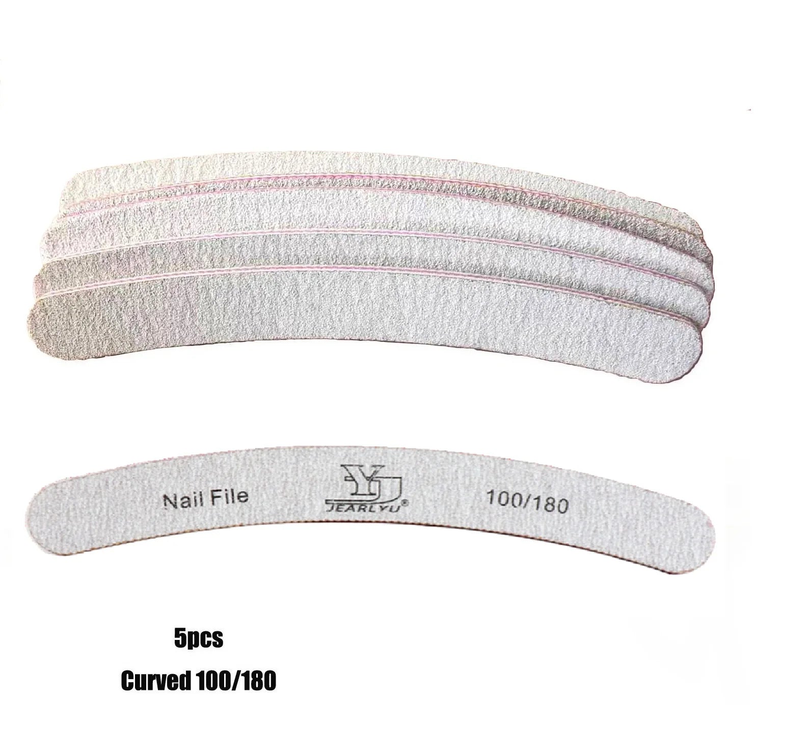 5Pcs Nail File Set with Mixed Grits for Professional Manicure - Smarsty