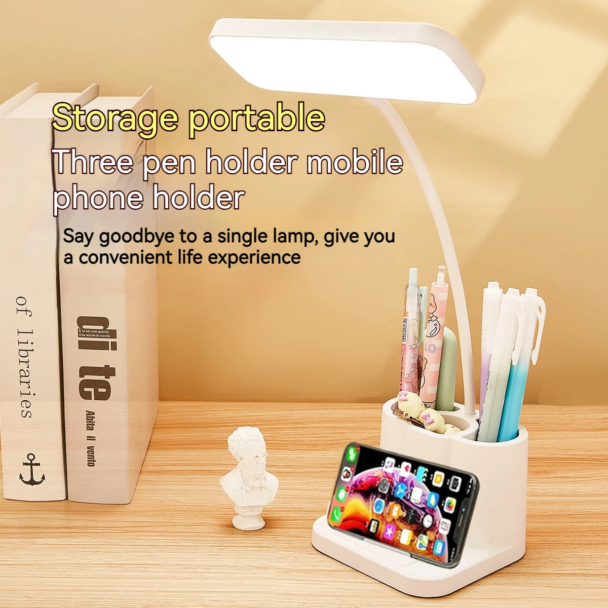 USB LED Table Lamp with Eye Protection for Reading - Smarsty