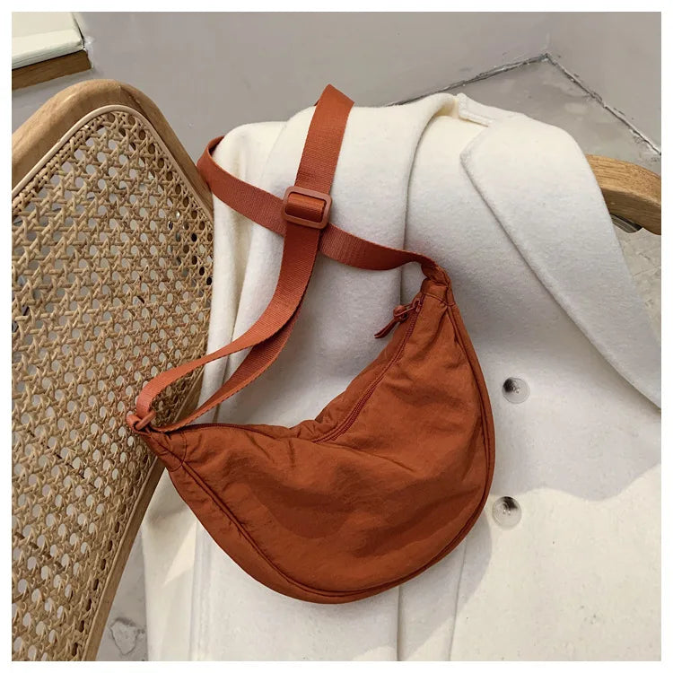 Casual Nylon Crossbody Bag for Women Large Capacity - Smarsty
