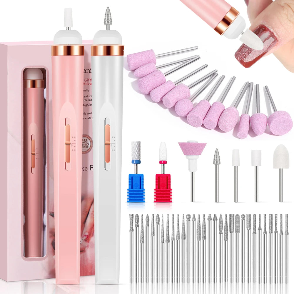 Portable Electric Nail File with 4 Speed Options - Smarsty