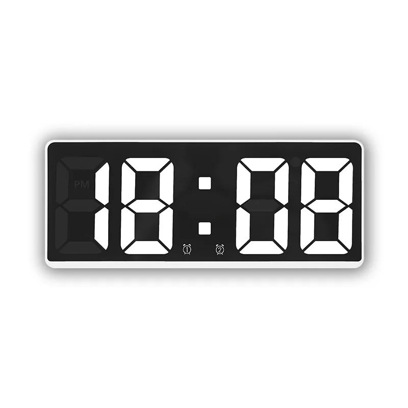 Acrylic Digital Alarm Clock with Voice Control Feature - Smarsty