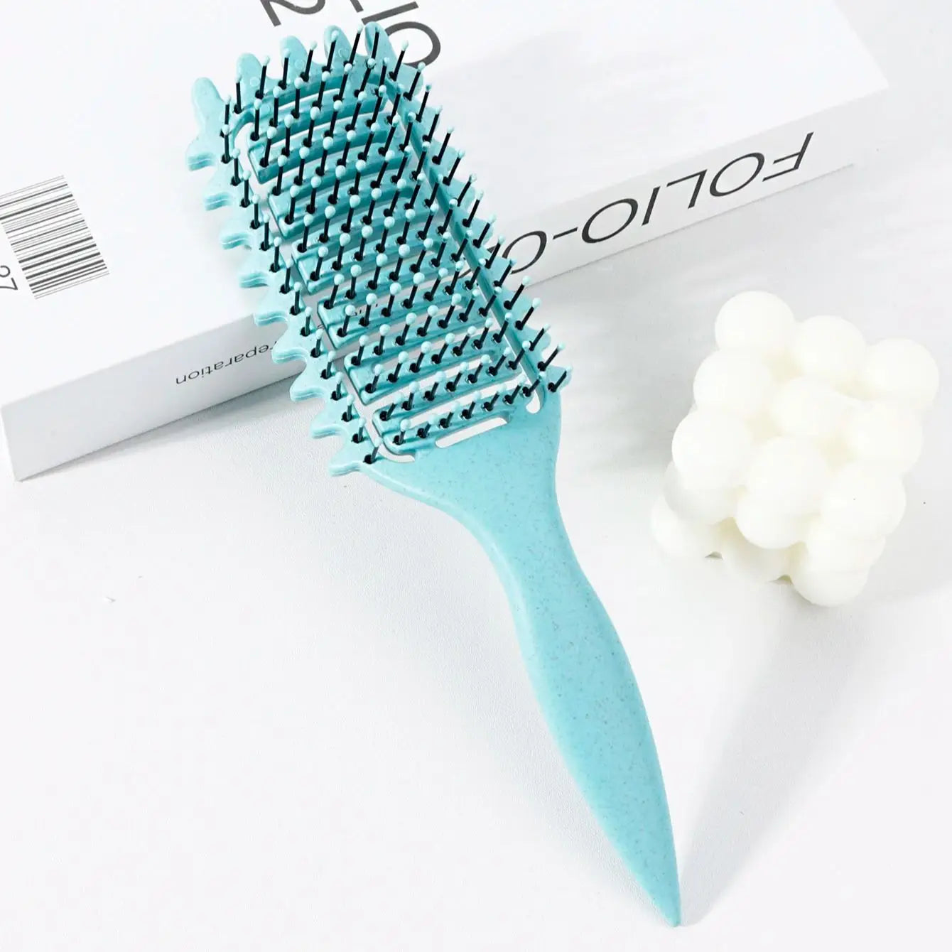 Curly Hair Styling Brush with Nylon Bristles - Smarsty