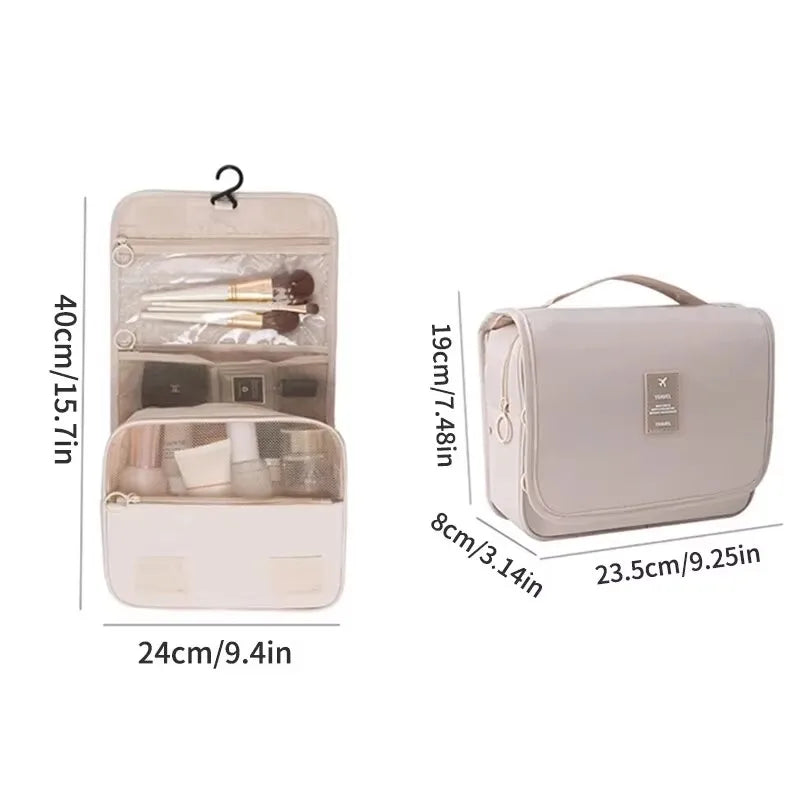 Multifunctional Travel Makeup Bag with Large Capacity - Smarsty