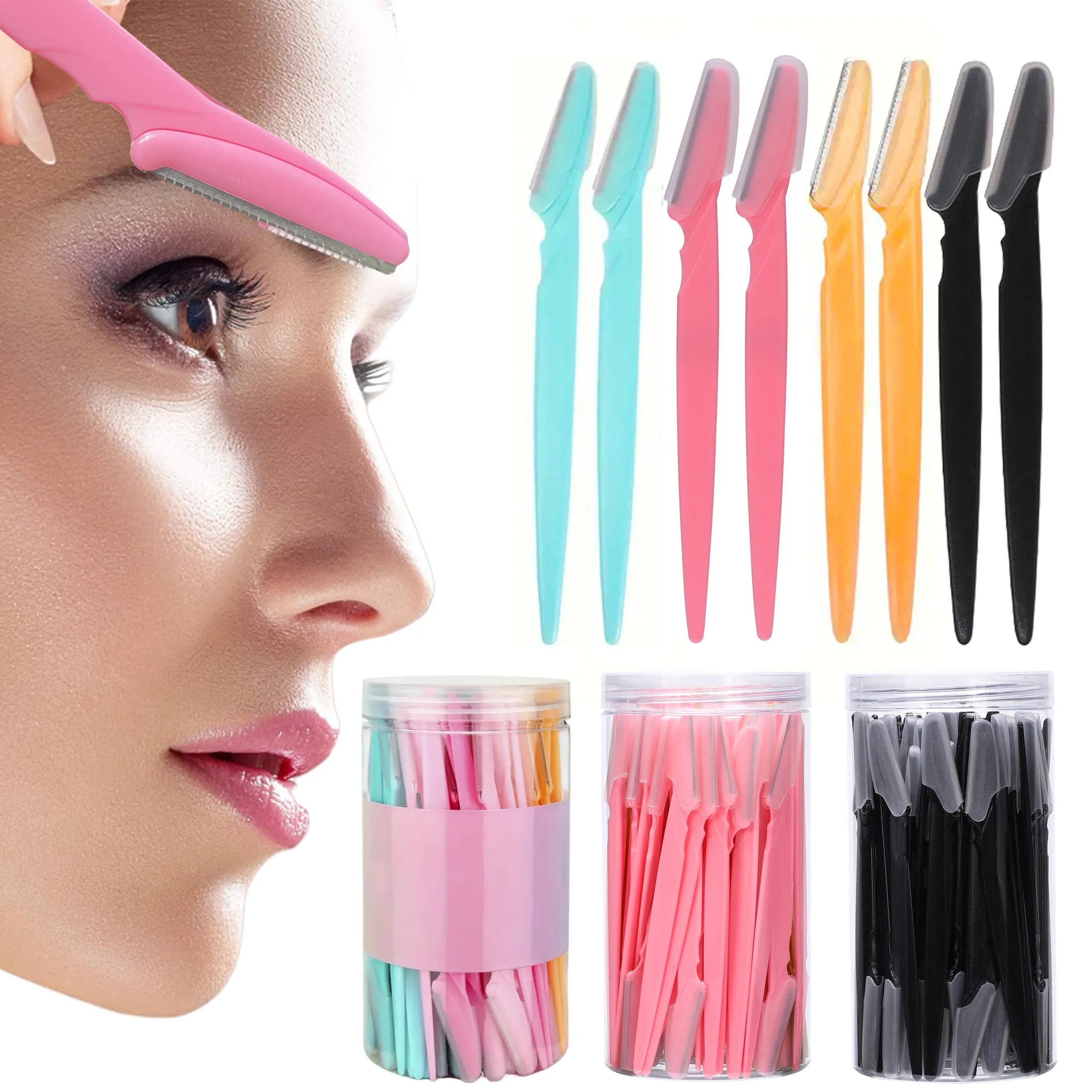Portable Eyebrow Trimmer Set for Safe Hair Removal - Smarsty
