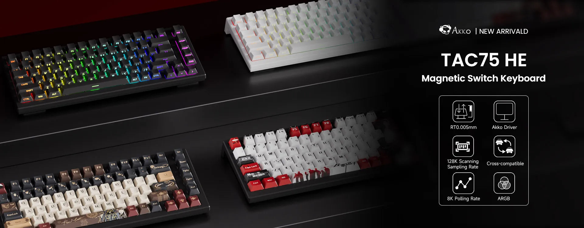 75 Percent Keyboard With Magnetic Switch For Gaming