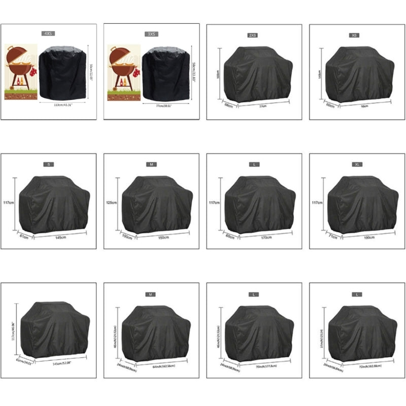 Waterproof BBQ Grill Cover for Ultimate Protection - Smarsty