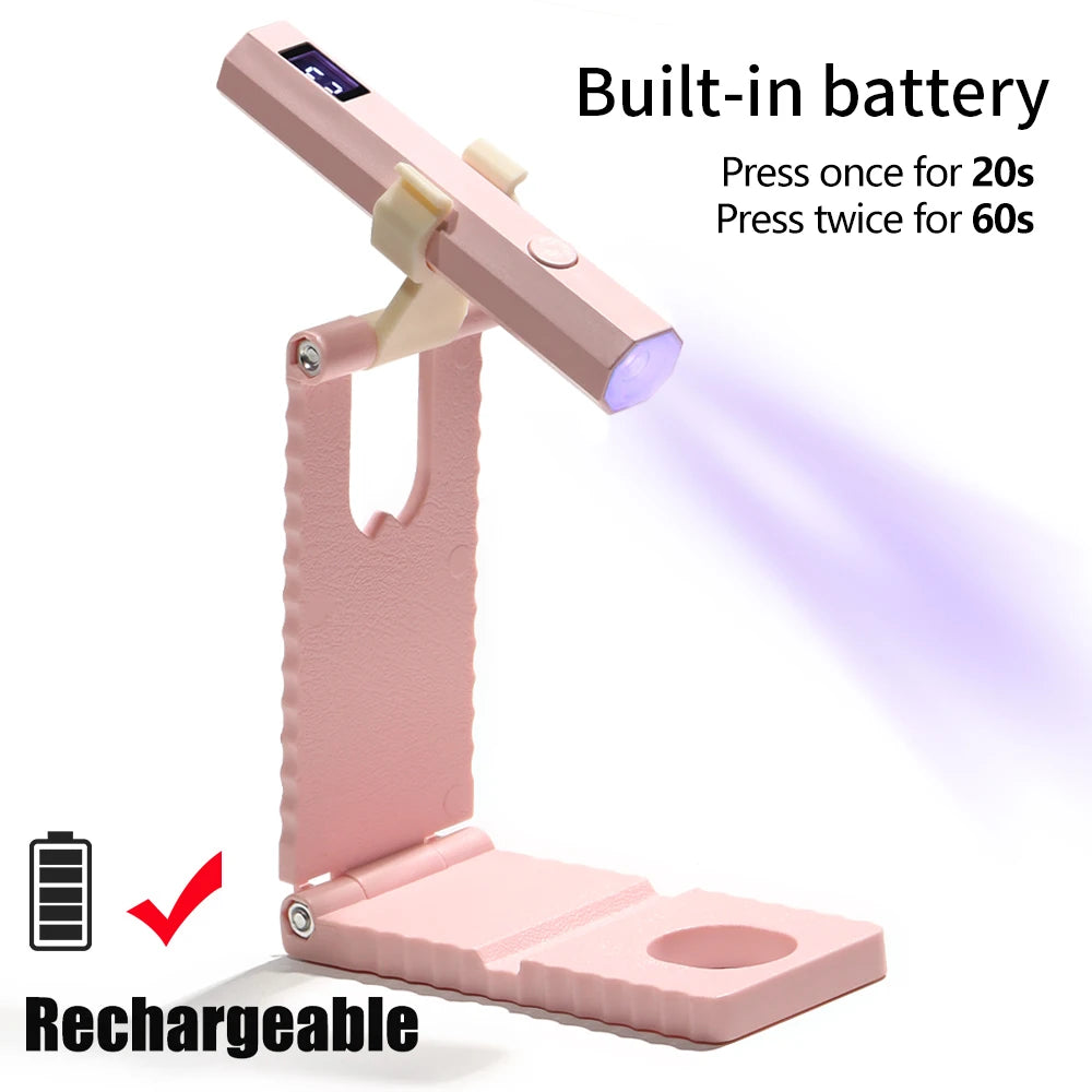 Portable Mini Nail Lamp for Quick Gel Drying - Smarsty