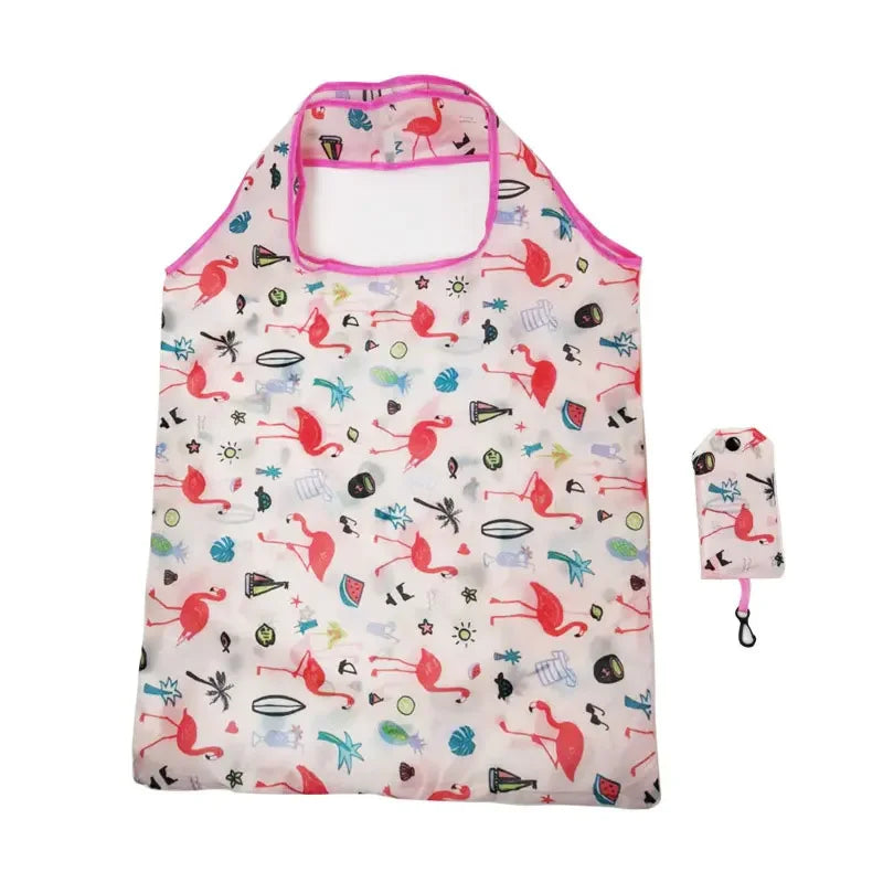 Reusable Nylon Grocery Bag Foldable Tote Eco Friendly - Smarsty