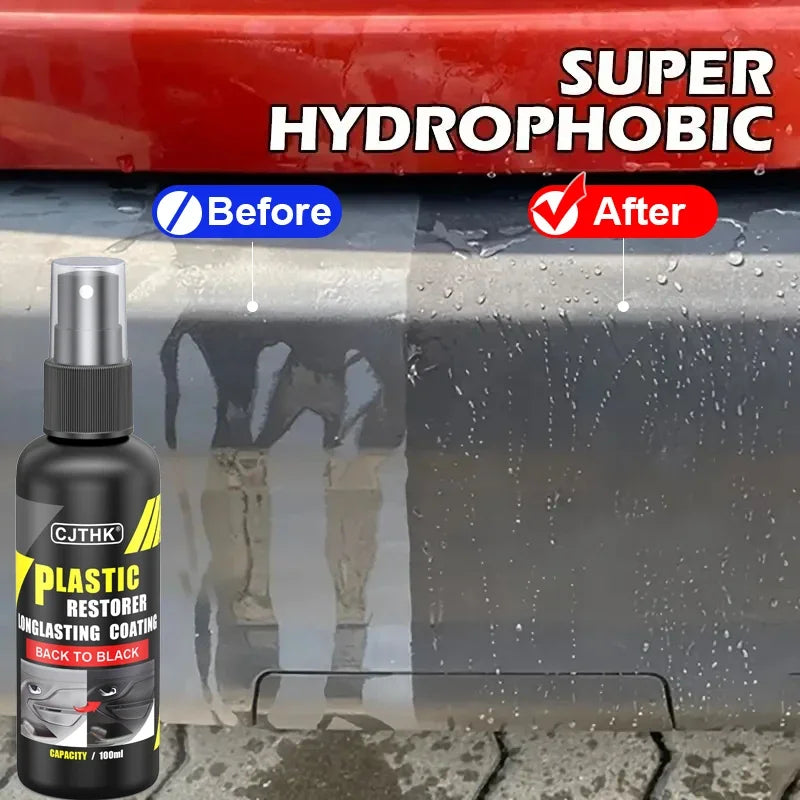 Back To Black Plastic Restorer With Longlasting Shine - Smarsty