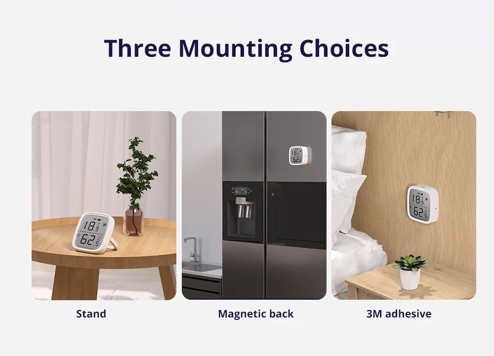 Smart Temperature Humidity Sensor Compatible with Zigbee Technology - Smarsty