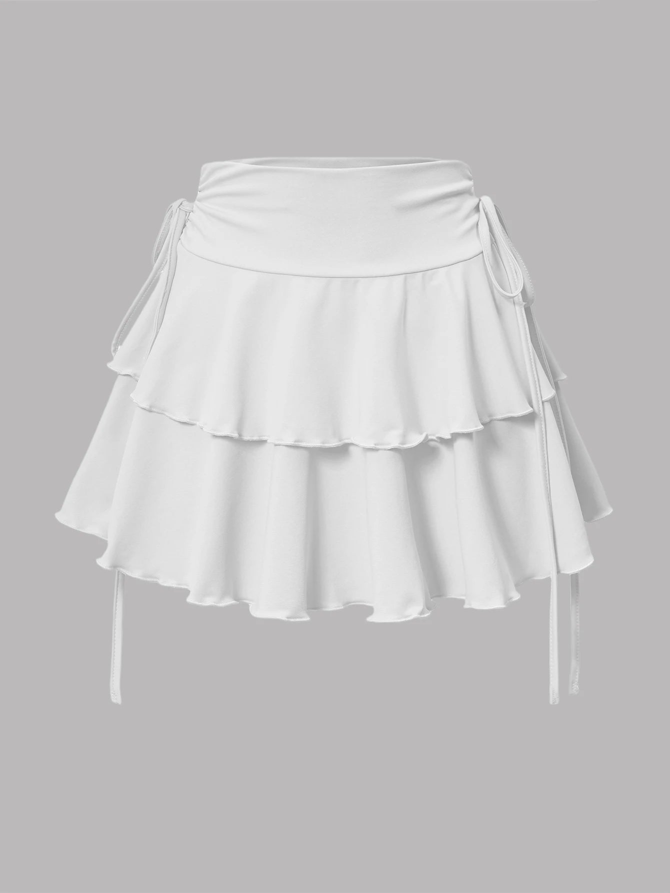 2025 New Solid Color Skirt Women Summer Fashion Outdoor Versatile High Waist Slim Fit Elastic Waist Short Skirt Goods In Stock - Smarsty