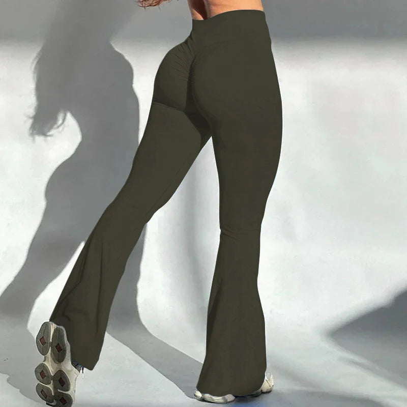 High Waist Workout Yoga Leggings Fitness Butt Lifting Scrunch Butt Sports Gym Pants Women - Smarsty