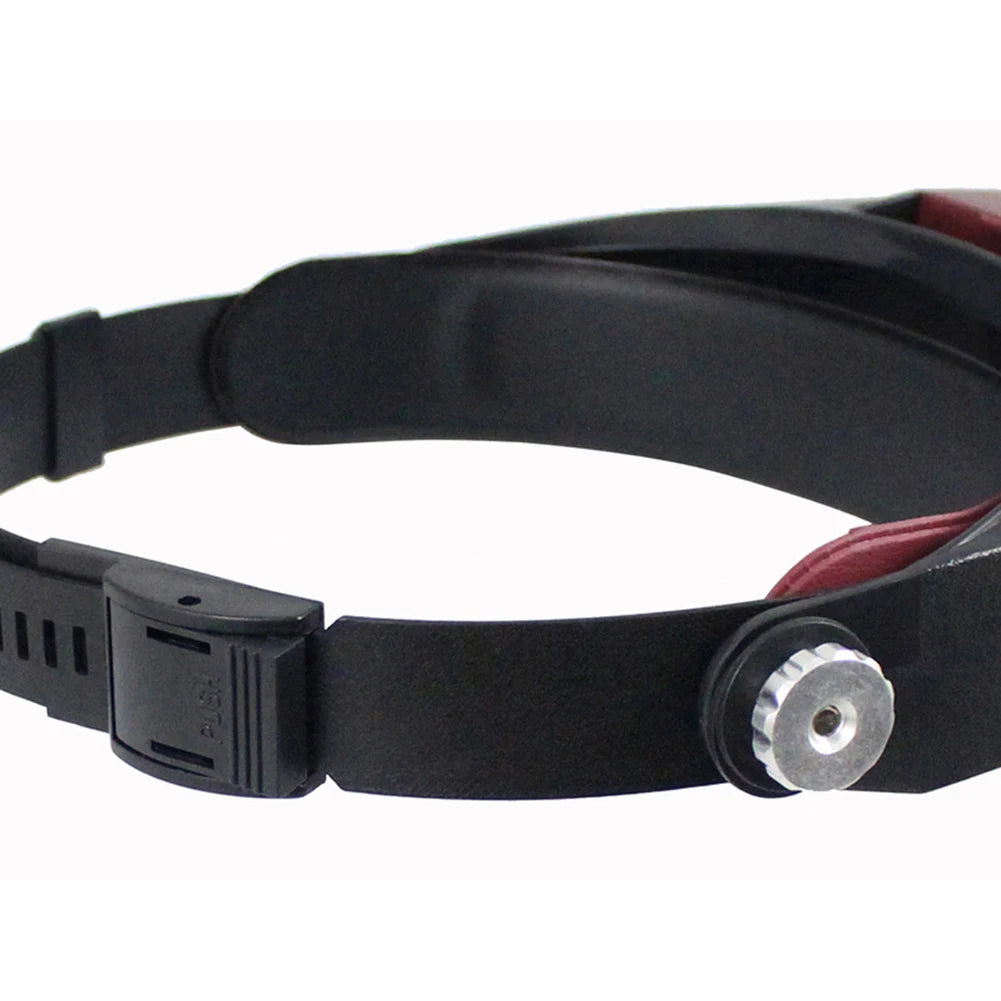 LED Light Magnifying Glasses 1.5x 3x 8.5x 10x Illuminated Magnifier Lightweight Adjustable Band for Reading Jewelers