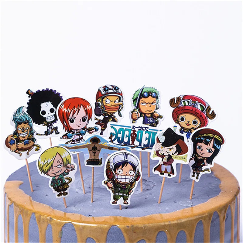 One Piece Birthday Party Disposable Tableware Set - Smarsty