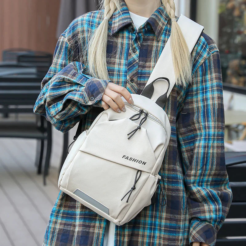 Nylon Messenger Bag With Adjustable Strap For Outdoor Use - Smarsty