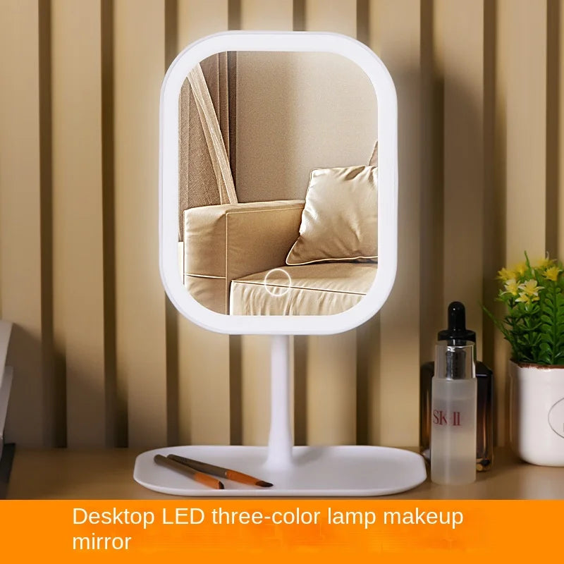 Niche Modern LED Makeup Mirror with Three Color Light - Smarsty
