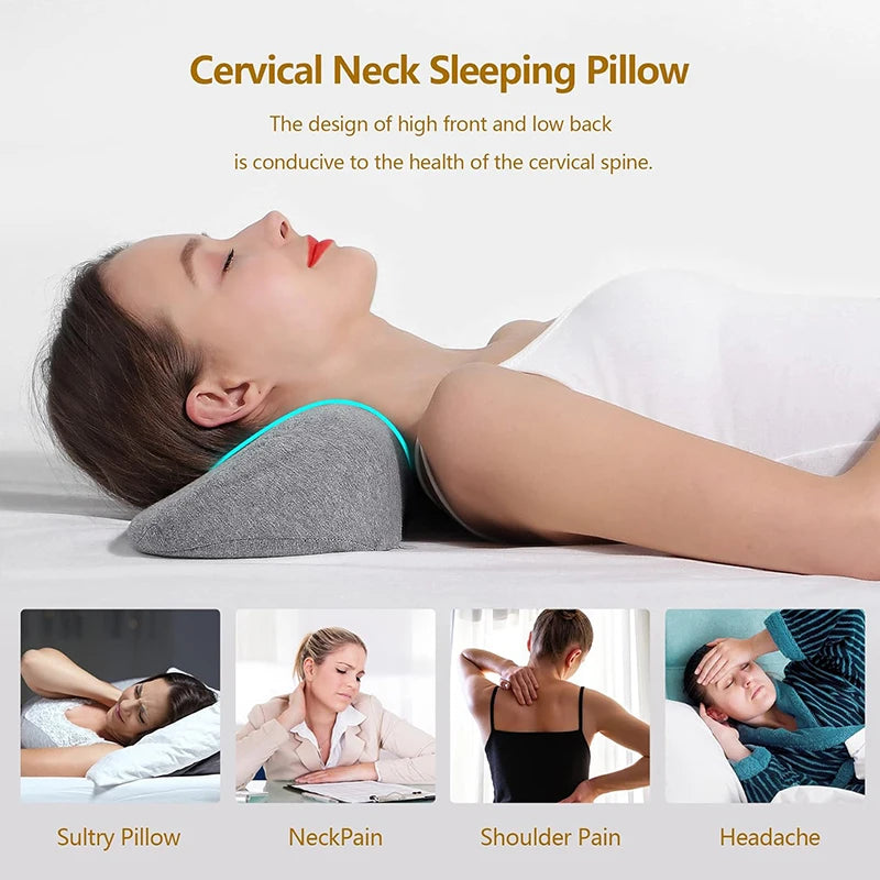 Memory Foam Cervical Pillow for Side Sleepers - Smarsty