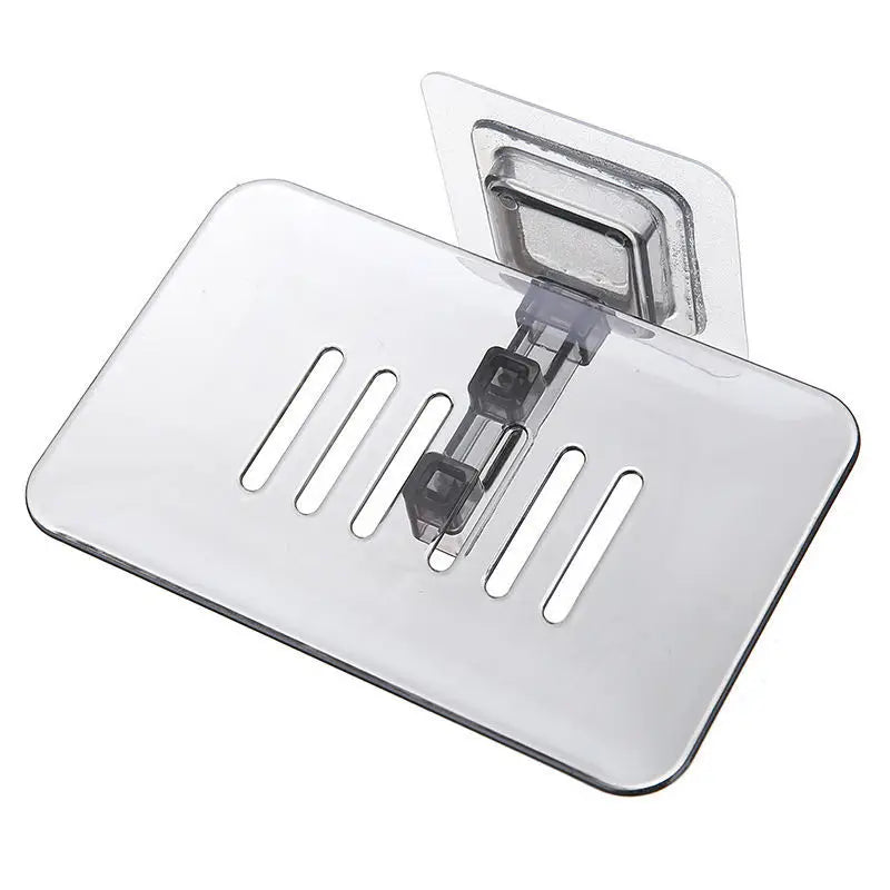 No Drilling Wall Mounted Soap Rack with Double Layer Design - Smarsty