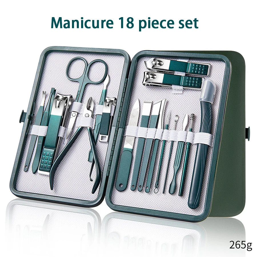 Ouriner Portable Manicure Set with Sharp Nail Clippers - Smarsty