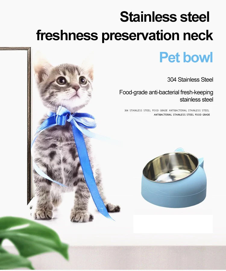 Stainless Steel Cat Feeding Bowl for Durable Use - Smarsty