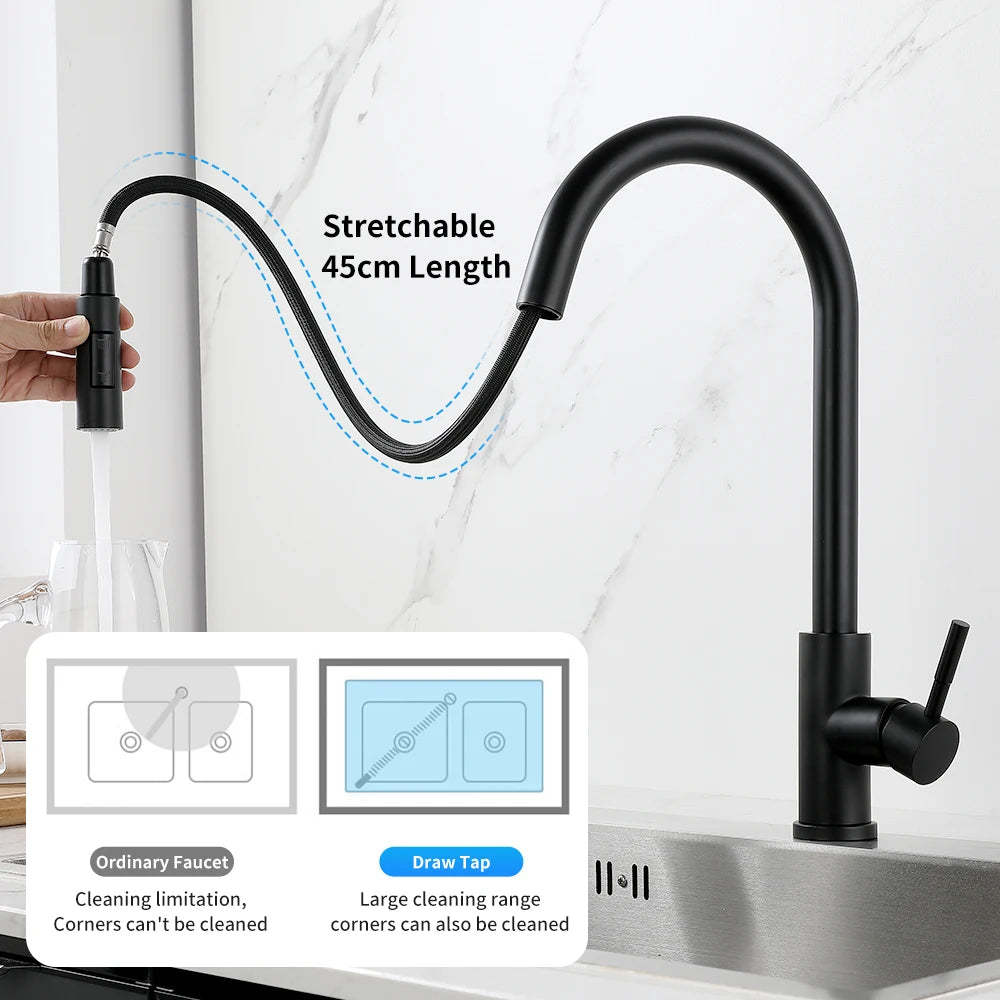 Smart Touch Kitchen Faucet with Sensor Control - Smarsty