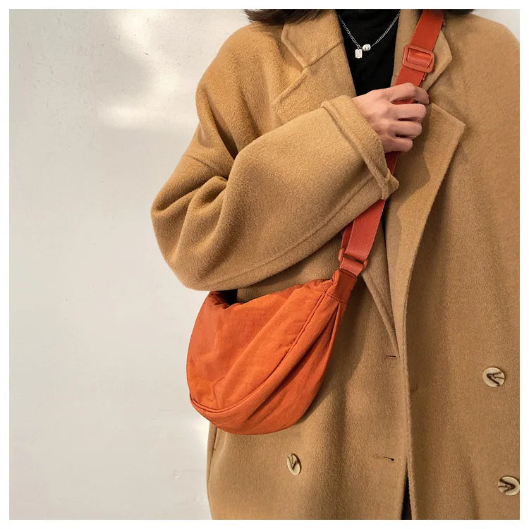 Casual Nylon Crossbody Bag for Women Large Capacity - Smarsty