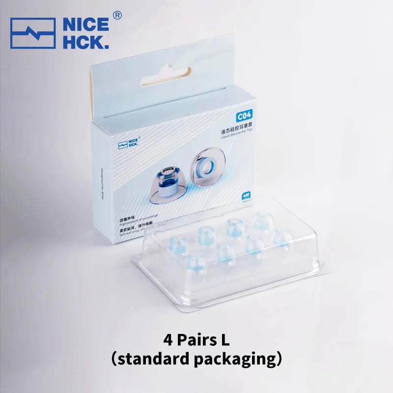 NICEHCK C04 Silicone Eartips for Enhanced Noise Isolation - Smarsty