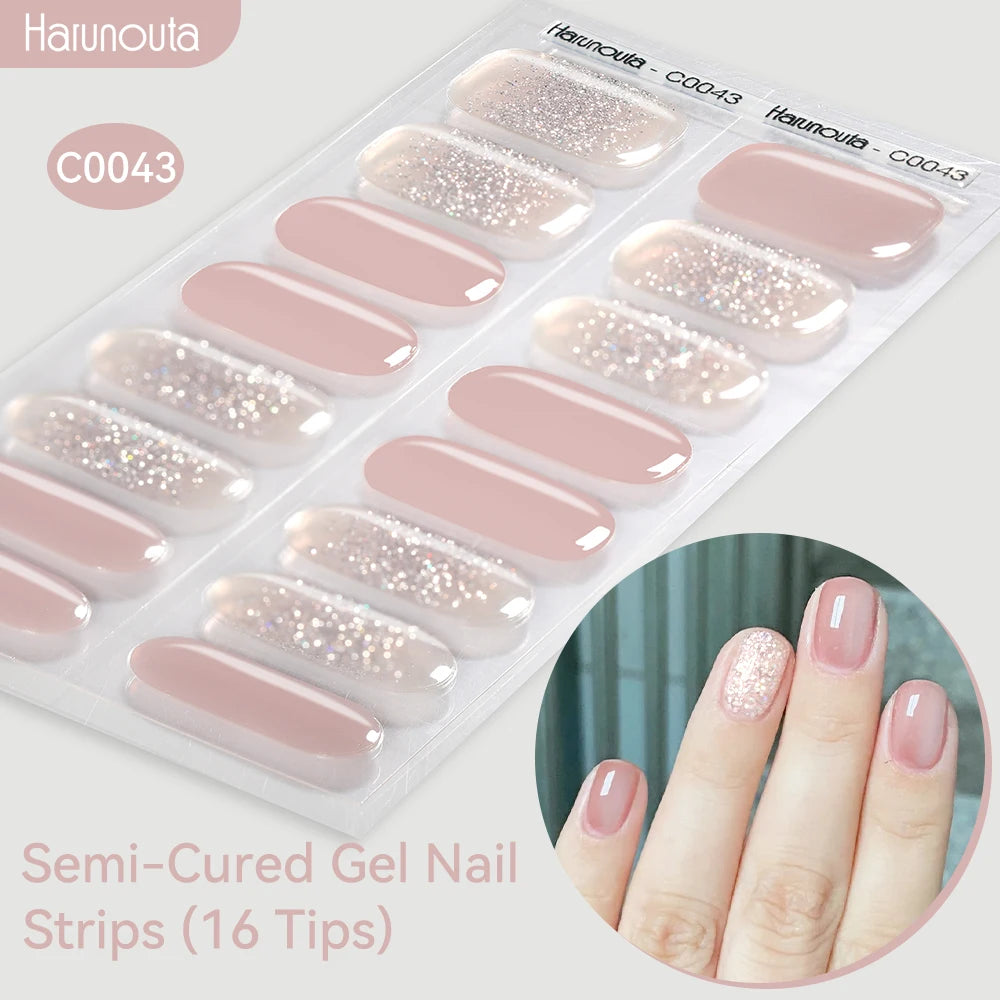 Gradient Auroras Gel Nail Strips for Easy DIY Manicure - Smarsty