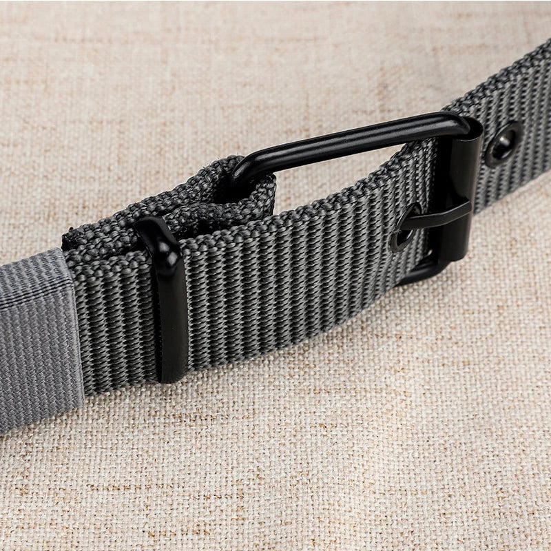 Unisex Canvas Belt Durable Outdoor Sports Pin Buckle - Smarsty