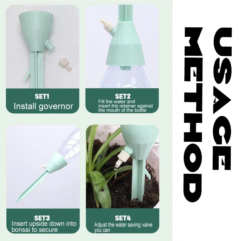 Adjustable Drip Irrigation System for Self Watering Plants - Smarsty