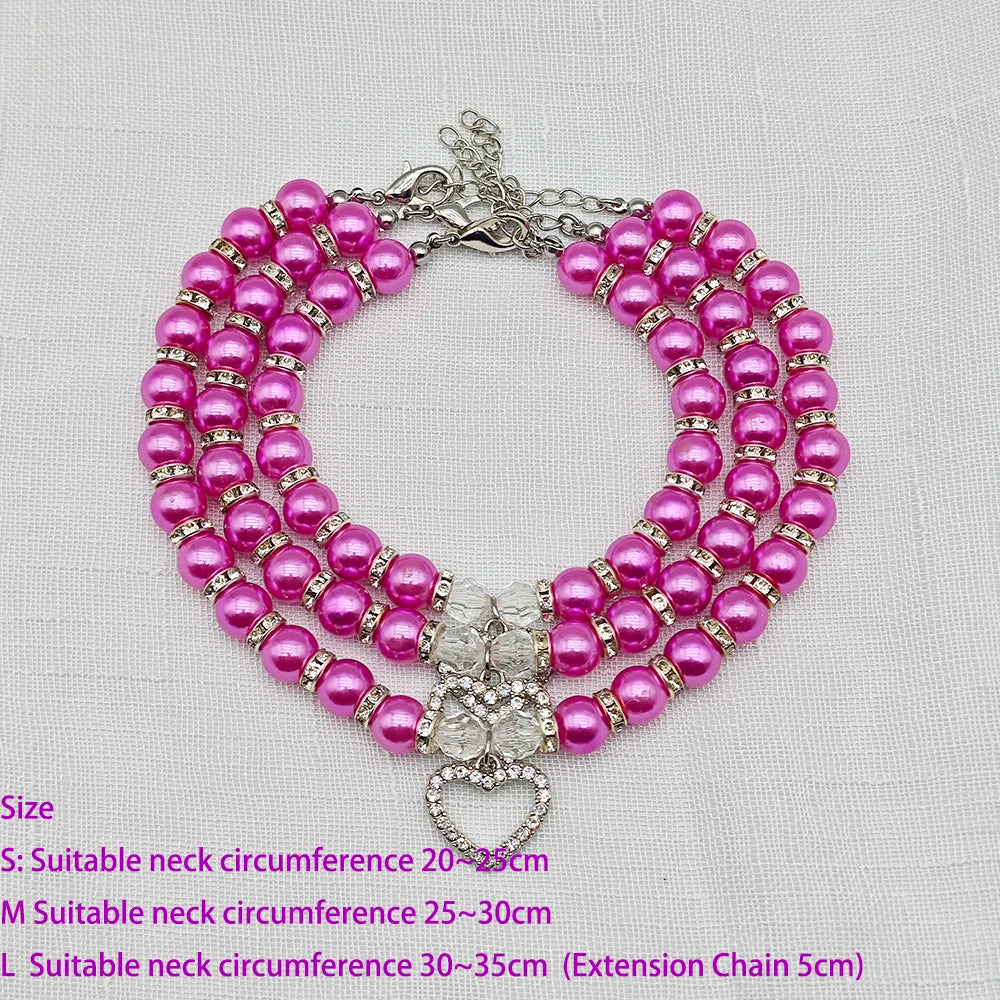 Cute Adjustable Pet Necklace with Heart Pendant - Smarsty