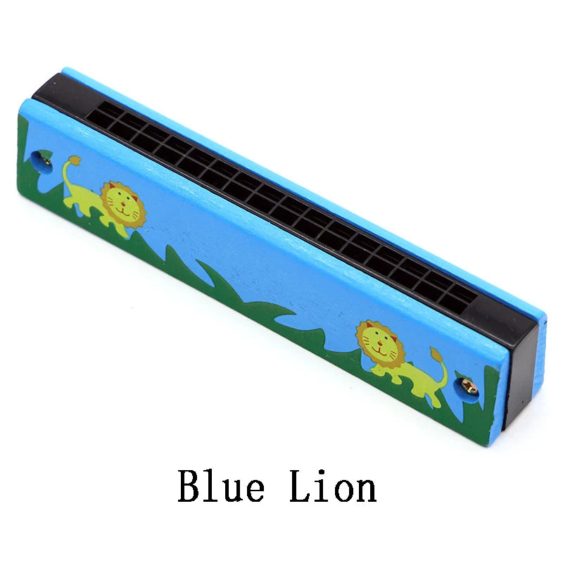 Children Wooden Harmonica Musical Instrument Toys Music Teaching Aids Puzzle Early Education Kindergarten Beginners TMZ - Smarsty