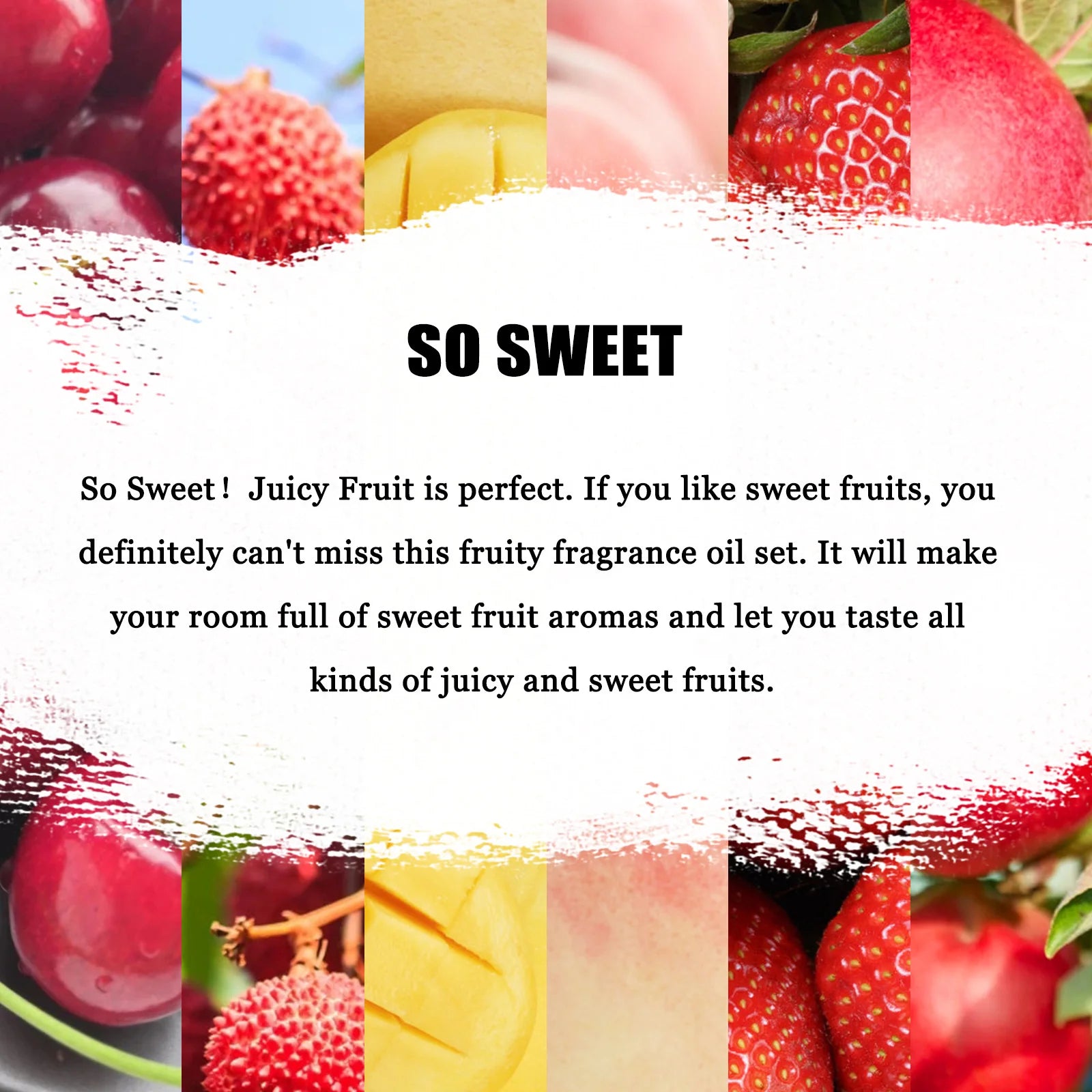 EUQEE 6pcs Fruit Fragrance Oils Set for Diffusers - Smarsty