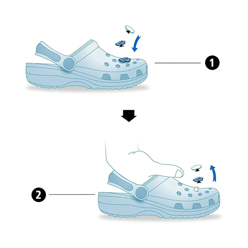 12Pcs Cartoon Shoe Charms,Shoe Decoration Charms,Cute Shoe Charms for Croc Kids Boys Girls Men Women Party Birthday Gifts