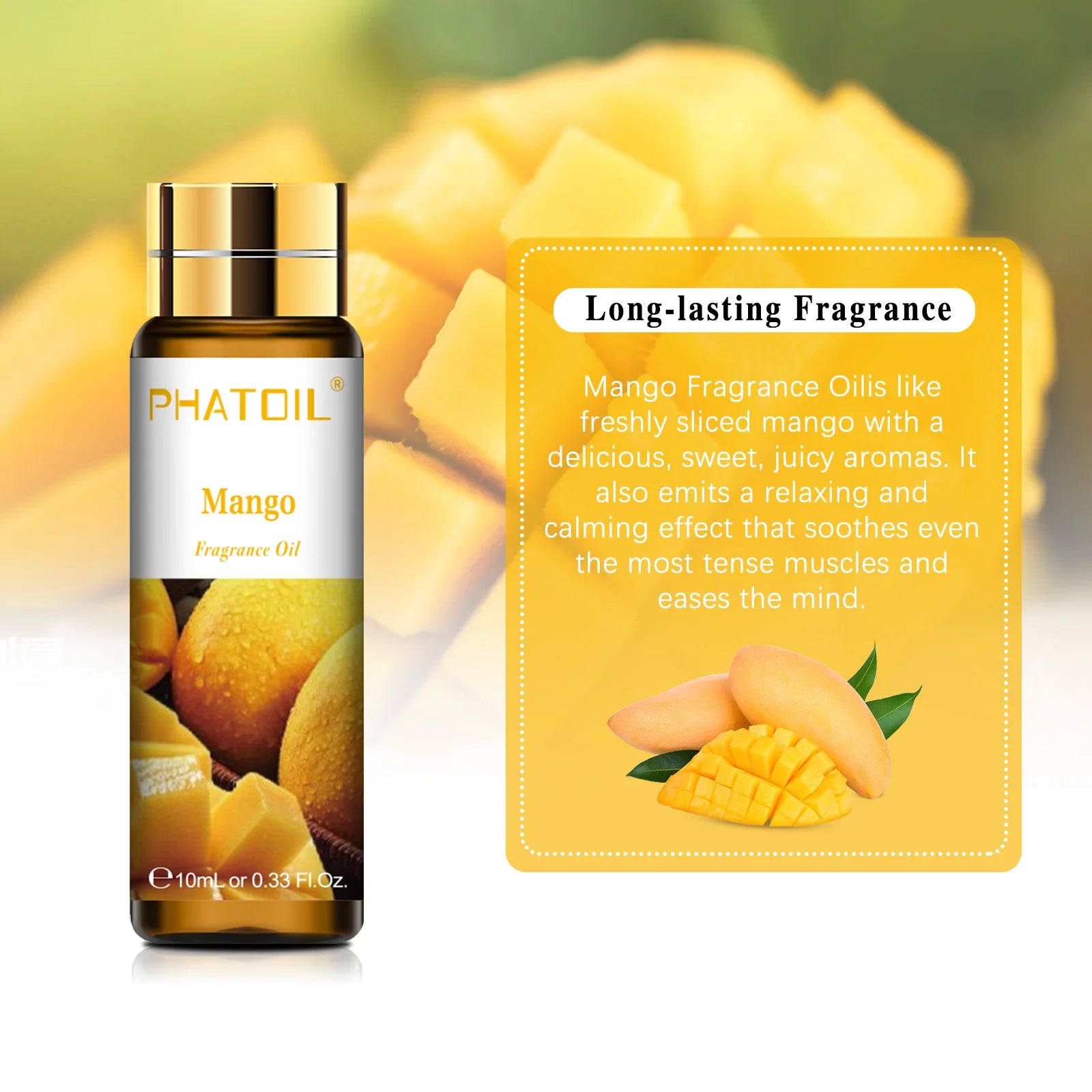 PHATOIL Sweet Fruit Fragrance Oil for Aromatherapy - Smarsty