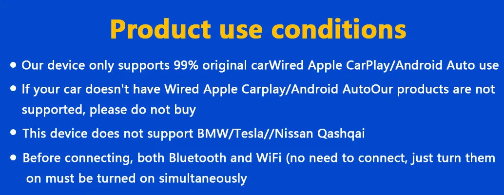 New Super Mini Carplay AI Box Wired to Wireless CarPlay/Android Auto 2in1 Box 5GHz WiFi5 for 99% Original Wired CarPlay/Auto Car - Smarsty