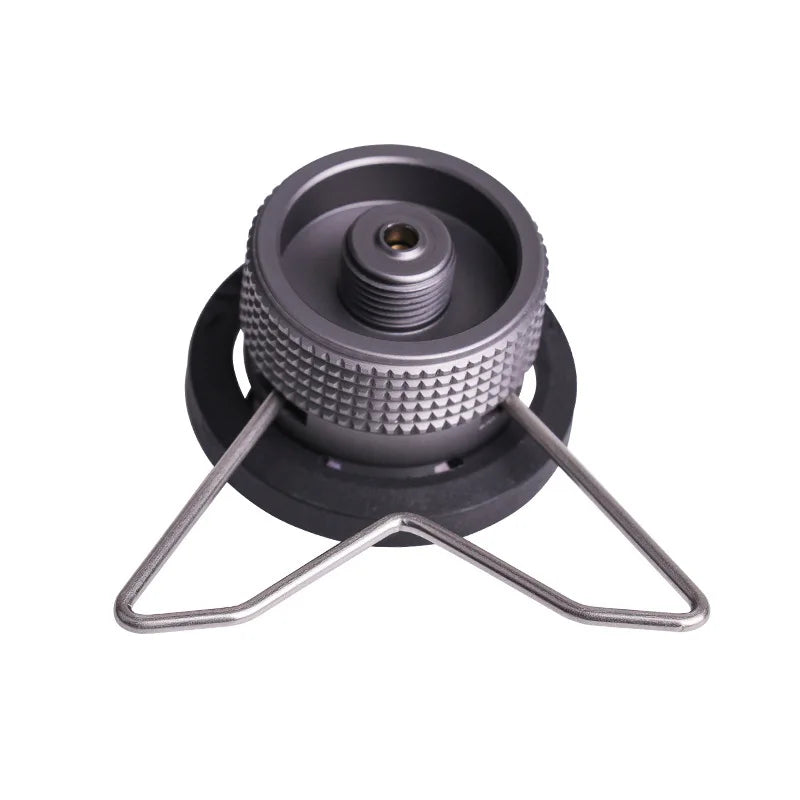 Outdoor Portable Gas Tank Converter Camping Butane Adapter With Bracket For Picnic Hiking Camping Equipment