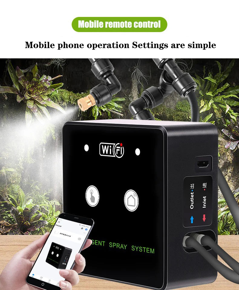 WiFi Controlled Automatic Mist Sprayer Irrigation Kit - Smarsty
