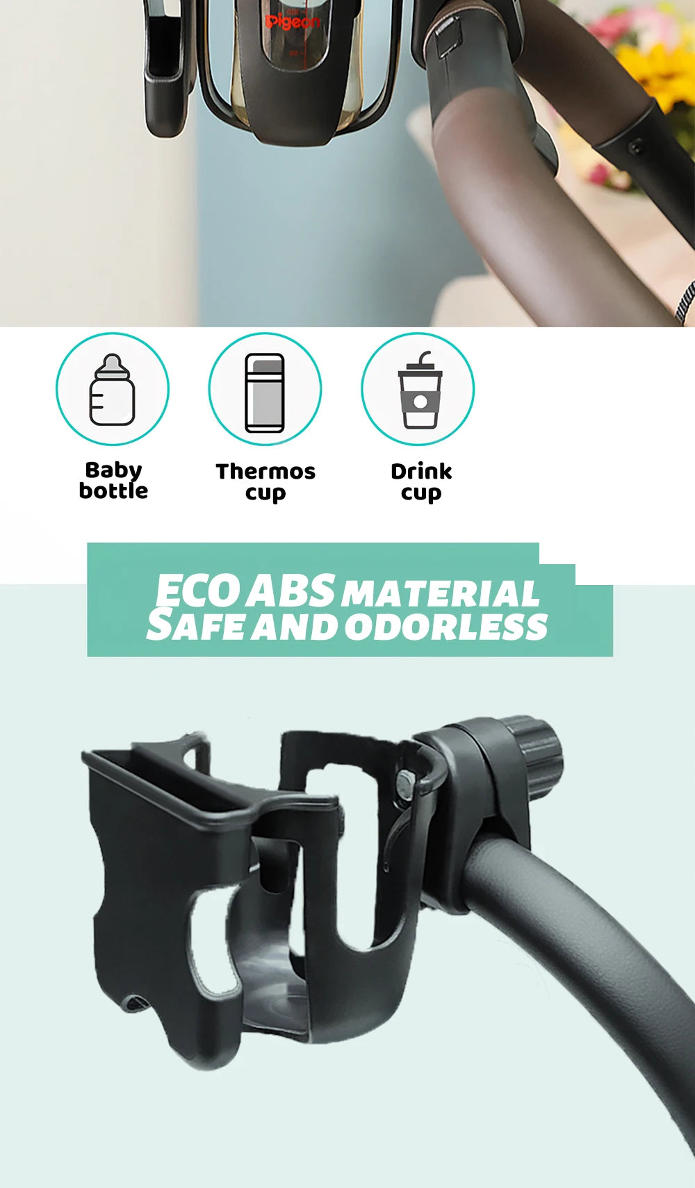 baby stroller coffee holder for stroller holder cups and mobile for stroller cup phone holder by Smarsty