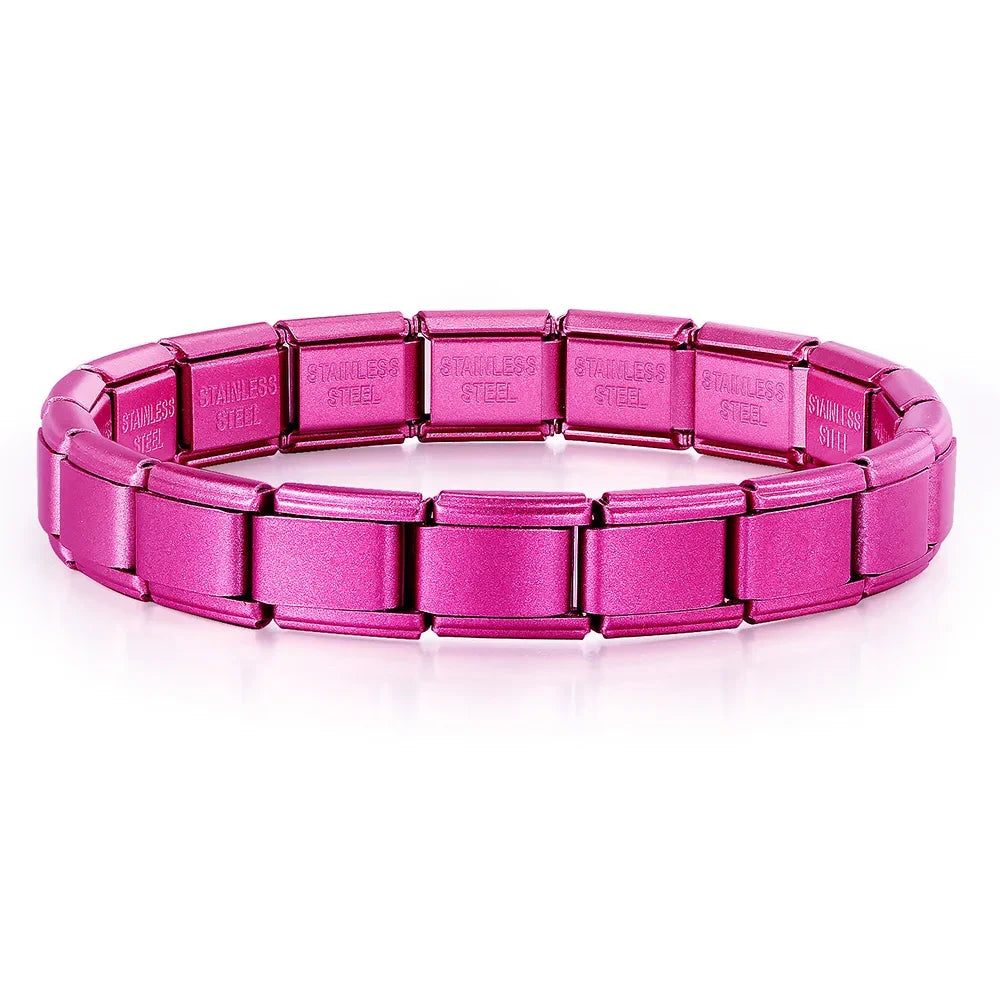 Stainless Steel Elastic Italian Link Bracelet Durable Charm Bangle - Smarsty