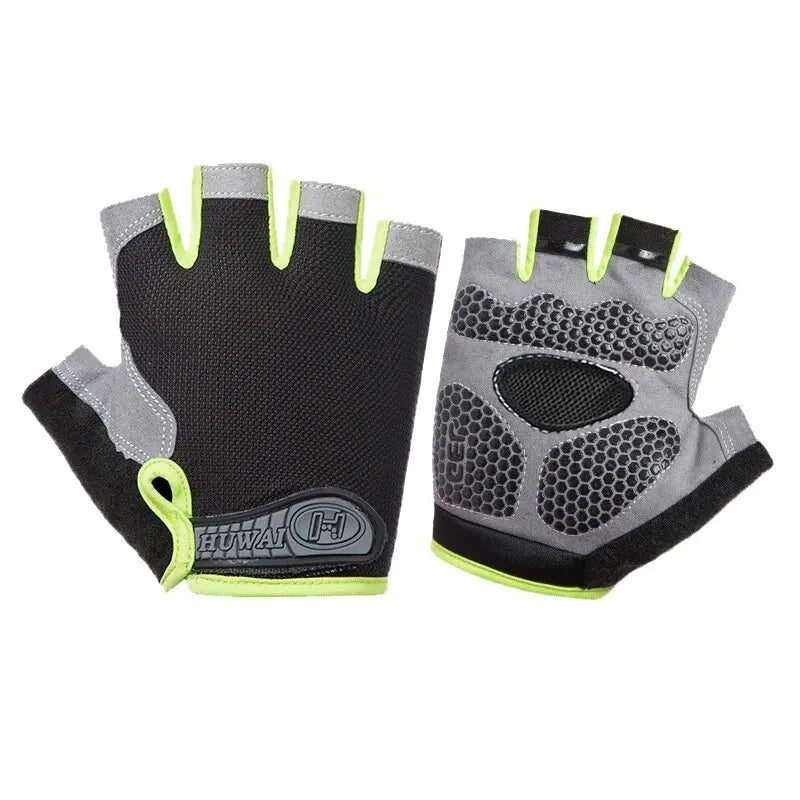 Half Finger Cycling Gloves Breathable Anti Slip for Men Women - Smarsty