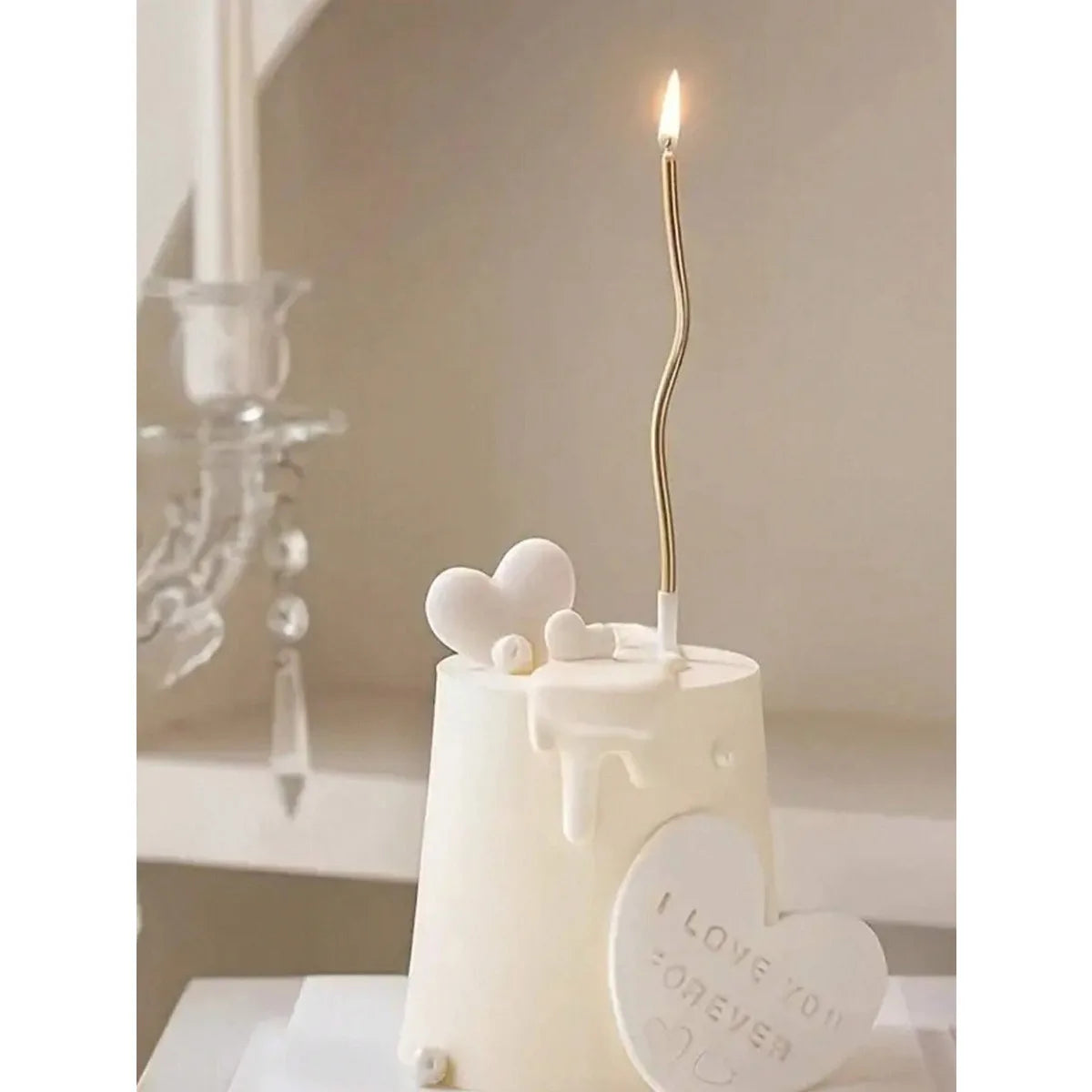 6/12/48pcs/1case Birthday Candles Spiral Cake Candles Long Thin Cake Candles For Wedding Party And Cake Decoration - Smarsty